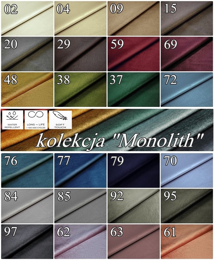 Tkanina tapicerska Monolith RED Meble